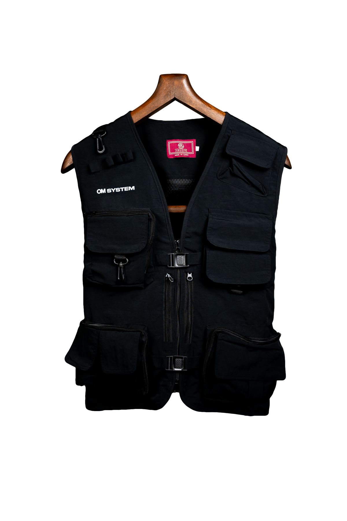 Om System Staright Fotoğraf Yeleği Siyah Xl
