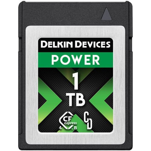 Delkin Power CF Express Type B 1TB 4.0 Hafıza Kartı (Okuma:1780 - Yazma:1700)