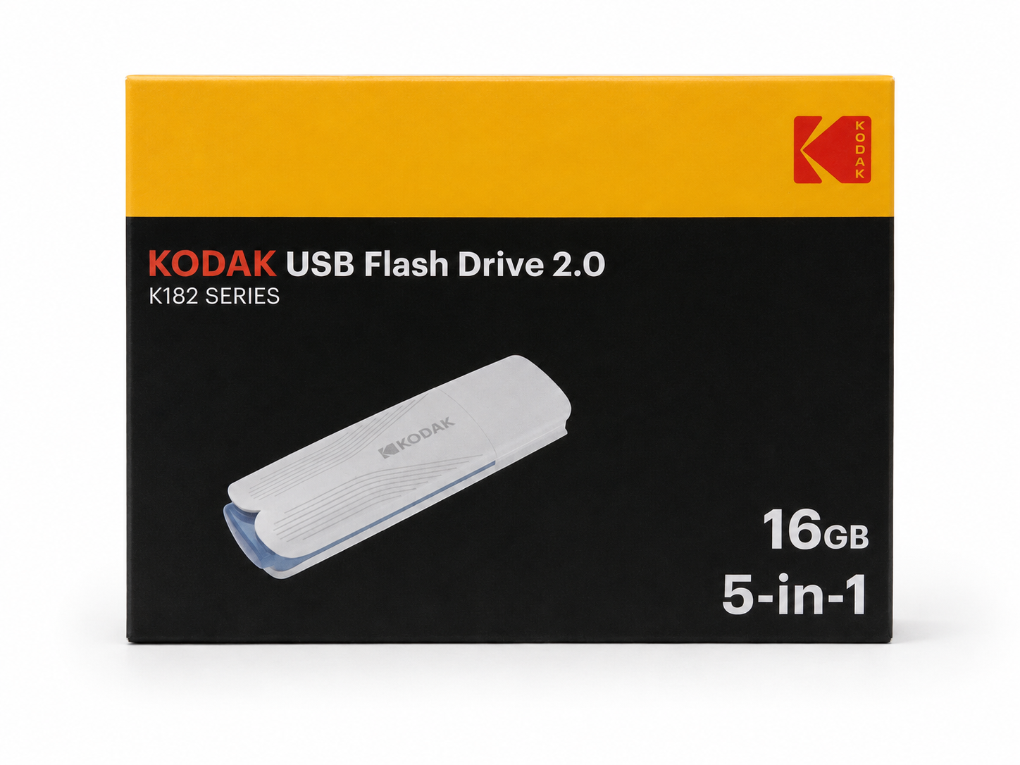 Kodak 16GB 2.0 USB Bellek 5'i Bir Arada (K182)