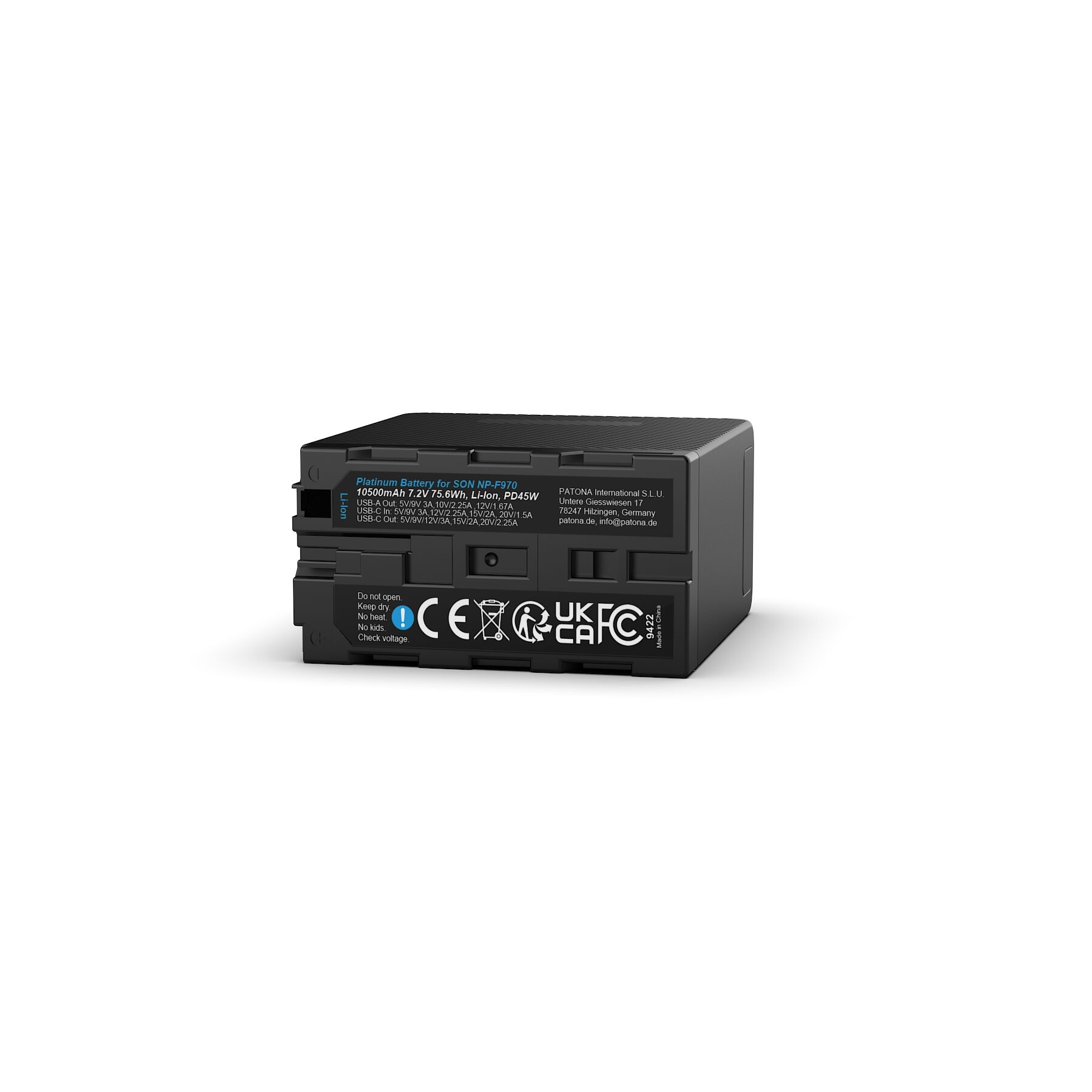 Patona 10500 mAh Güç, 45 W USB-C Power Delivery Görsel 3