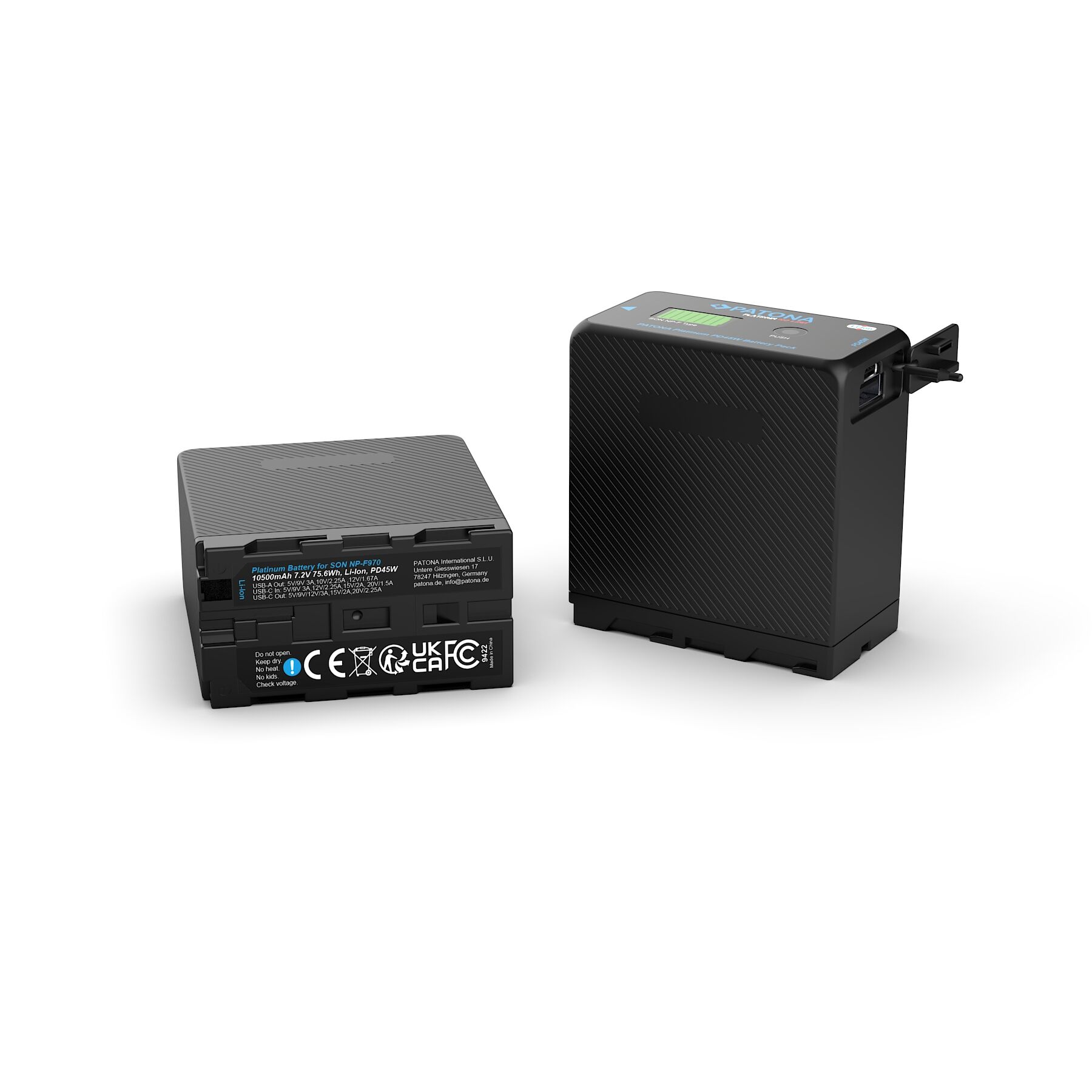 10500 mAh Güç, 45 W USB-C Power Delivery