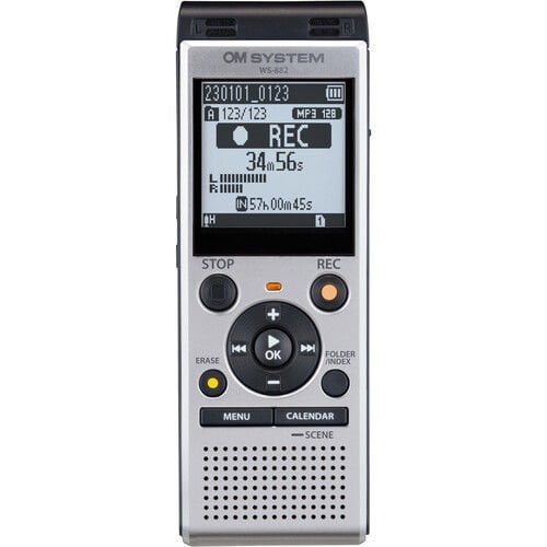 Olympus OM System Dijital Ses Kayıt Cihazı WS-882 Gümüş 4GB