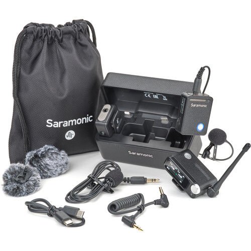 Saramonic Ultra 03 32 Bit 2 Kişilik Kablosuz Yaka Mikrofonu