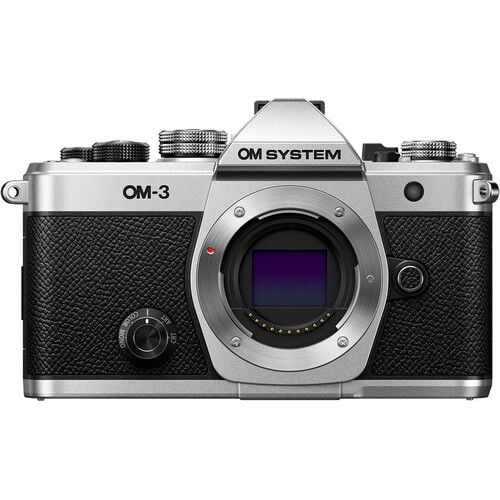 Olympus OM System OM-3 Gövde Gümüş Aynasız Lensi Değişebilir Kamera