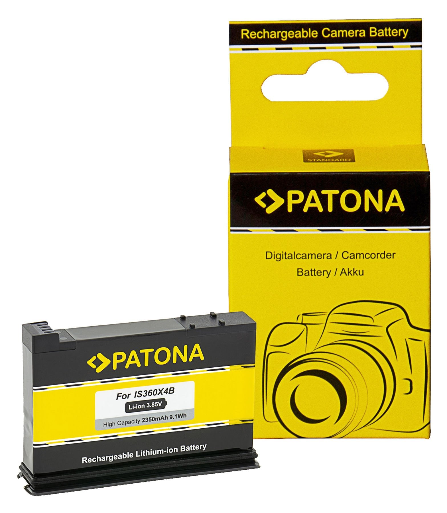 Patona 1417 Batarya Insta360 X4 2350mAH 3.85 V