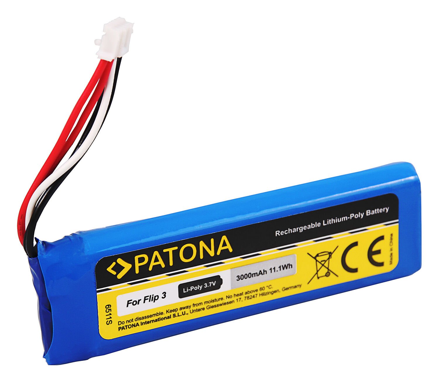 Patona 6511 JBL Flip 3 Uyumlu Batarya
