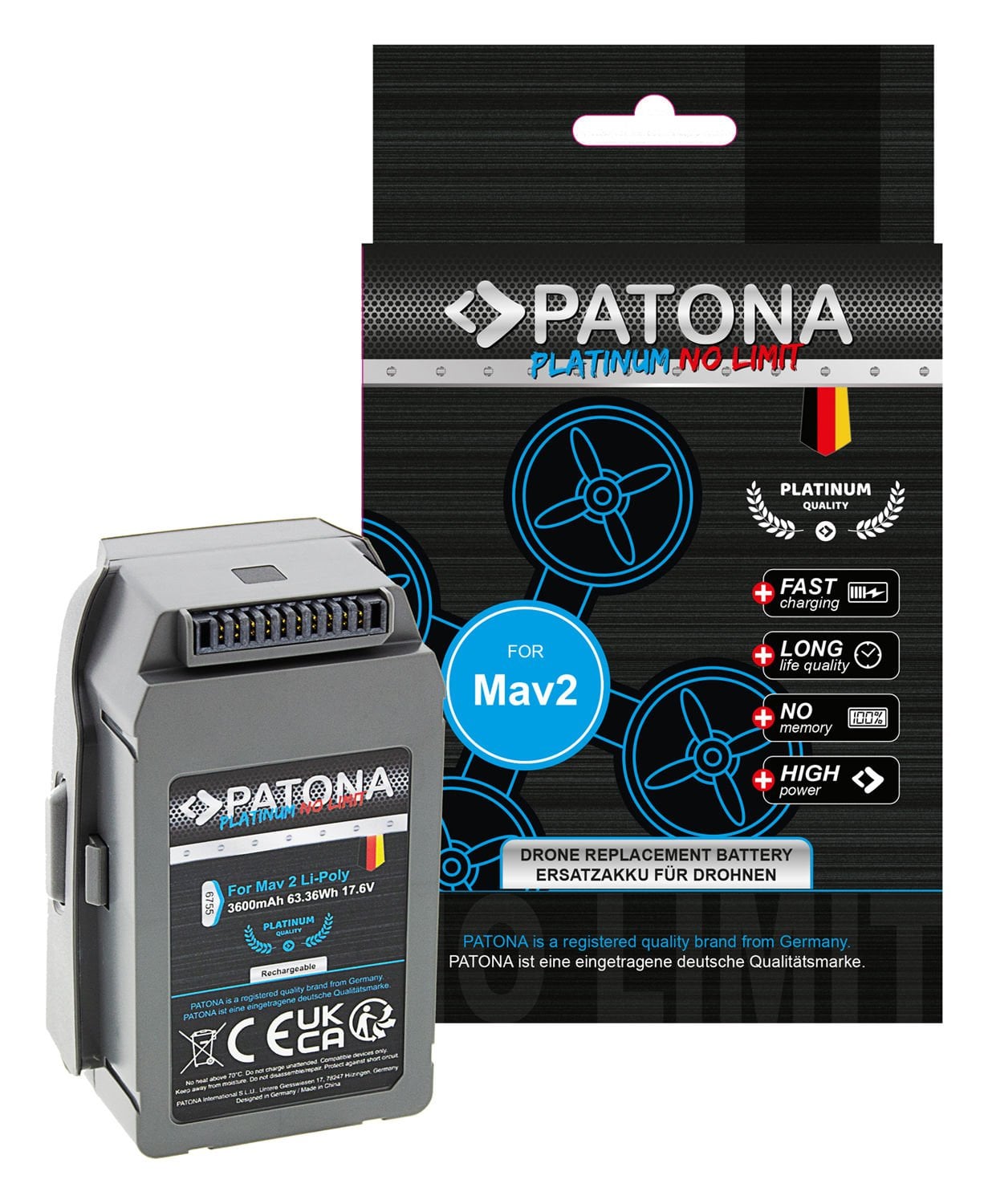 Patona 6755 Platinum Batarya DJI Mavic 2 / PRO