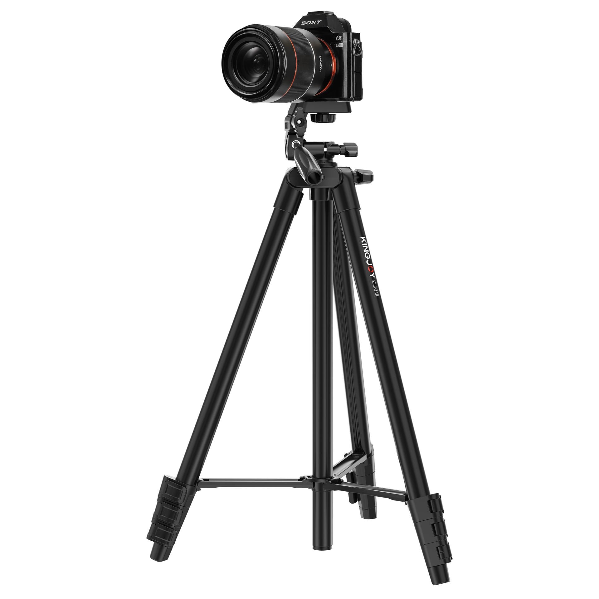 Kingjoy VT-831SCB Uzaktan Kumandali + Cep Telefonu Standli Video Tripodu Siyah (Medium) (ARTIKEL NO: 1247928)