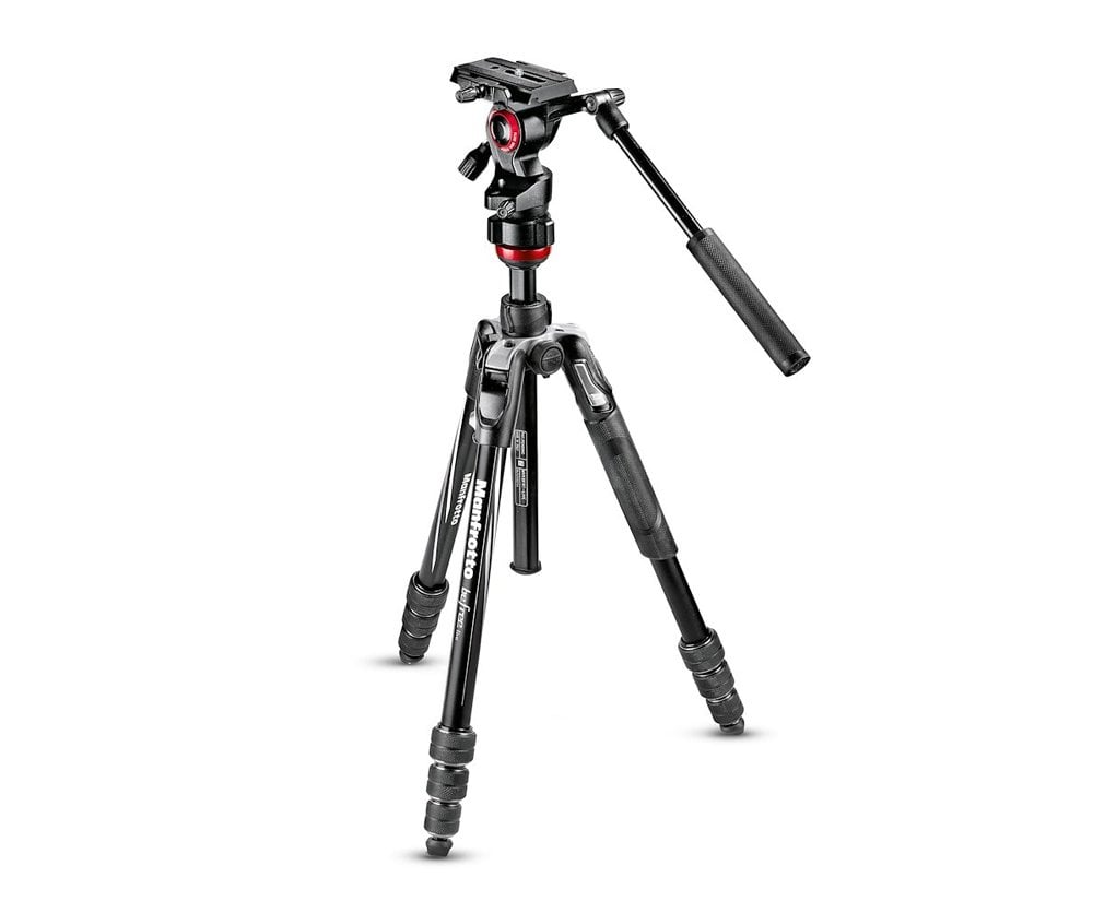 Manfrotto MVKBFRT-LIVE Befree Video Tripod Kit - Çantalı