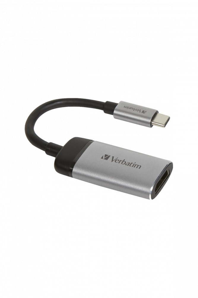 Verbatim 49143 - Usb-C To Hdmi 4K Adapter - Usb 3.1 Gen 1 / Hdmi 10Cm Cable