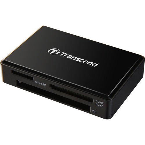 Transcend Kart Okuyucu SD,MicroSD ve CF USB 3.1 TYPE C Siyah