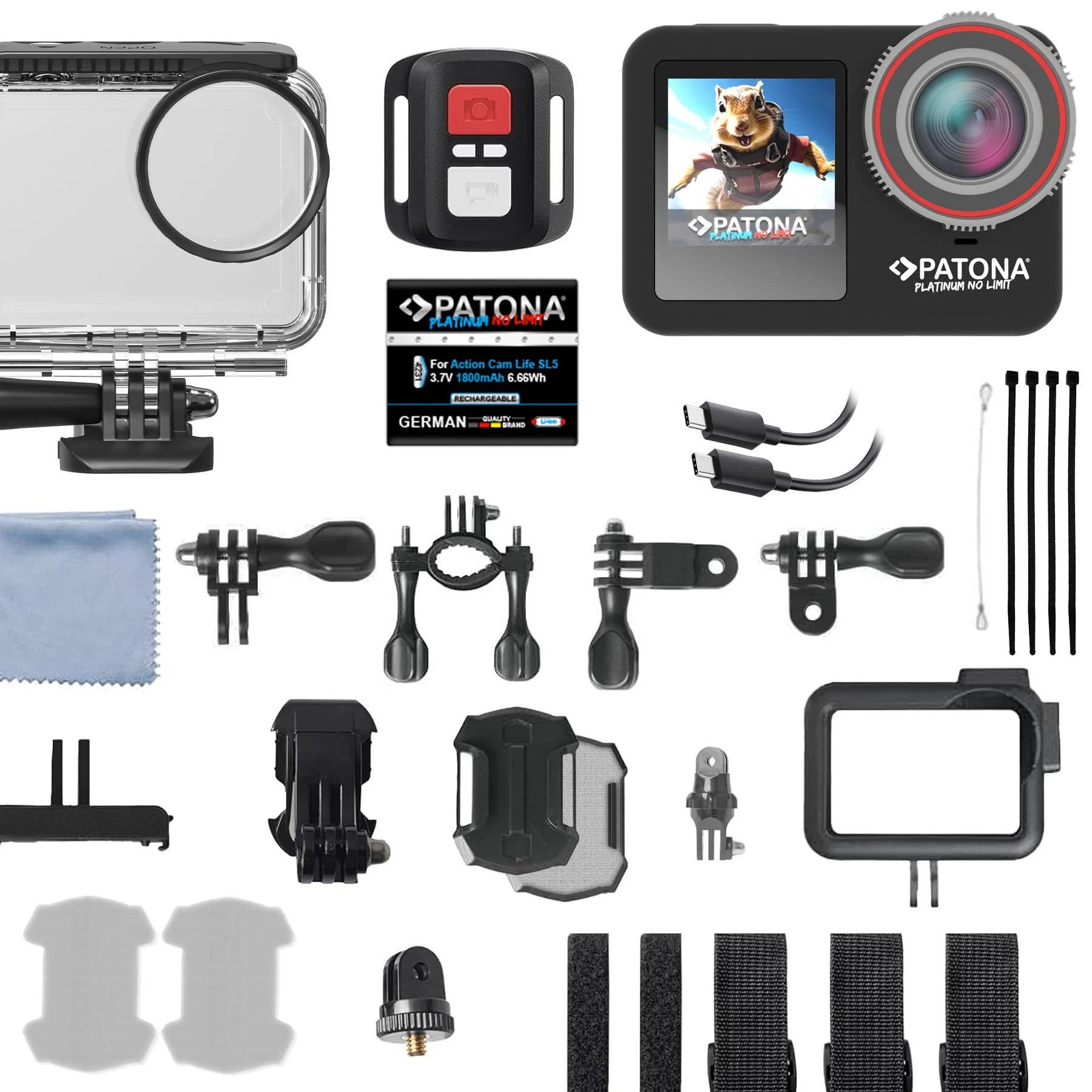 Patona 4233 Platinum Action Cam Life SL5 Aksiyon Kamerası