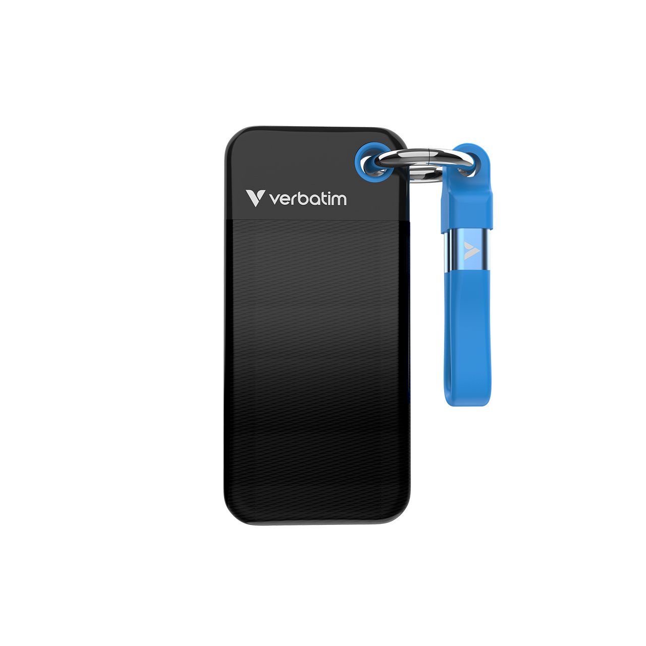 Verbatim Pocket SSD - Kablo Bağlantılı Anahtarlık - 2TB Siyah/Mavi