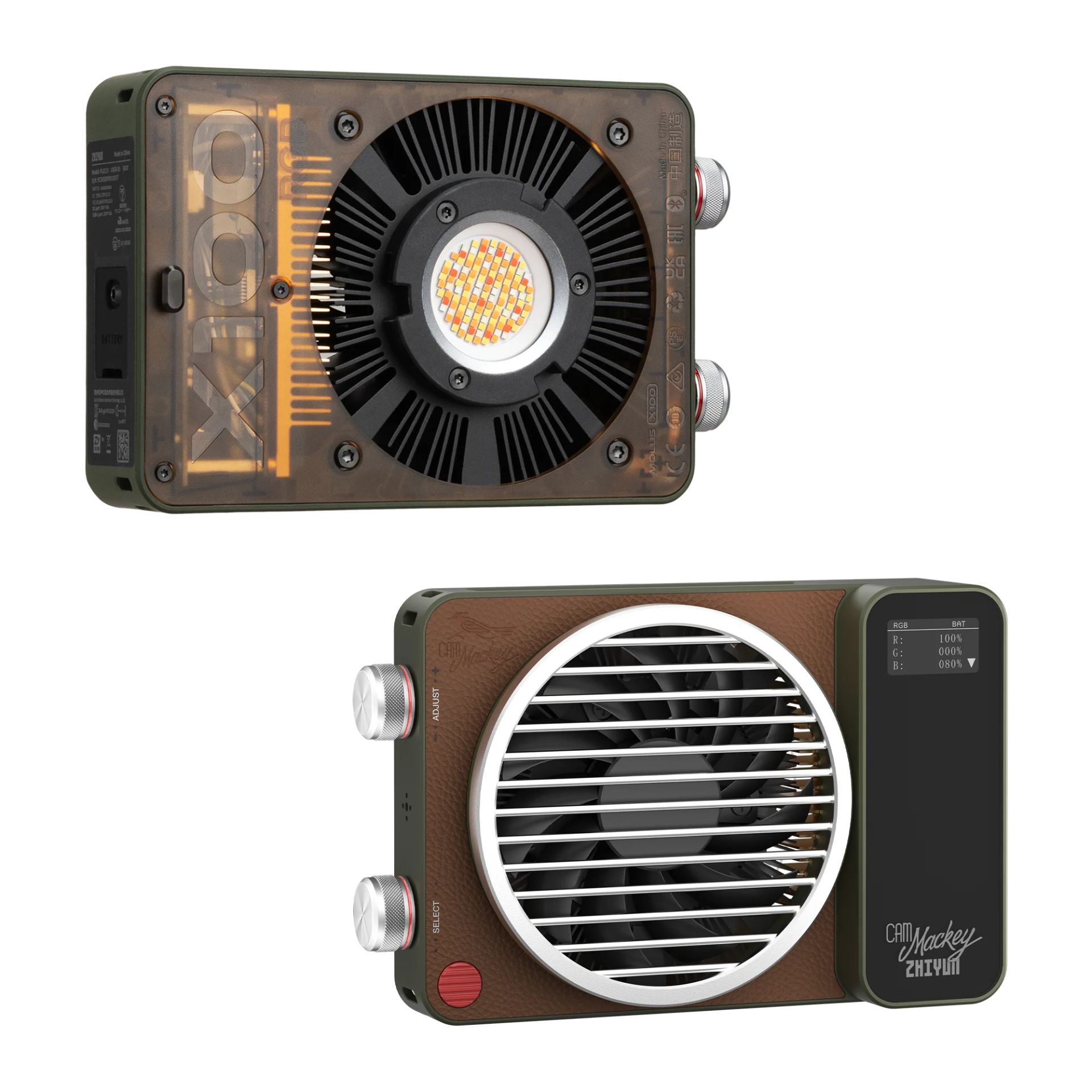 Zhiyun Molus X100 RGB 100W COB Taşınabilir LED Işık Pro Paket En