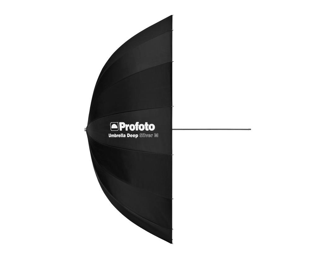 Profoto 100987 Parabolik Derin Şemsiye Gümüş M -105cm