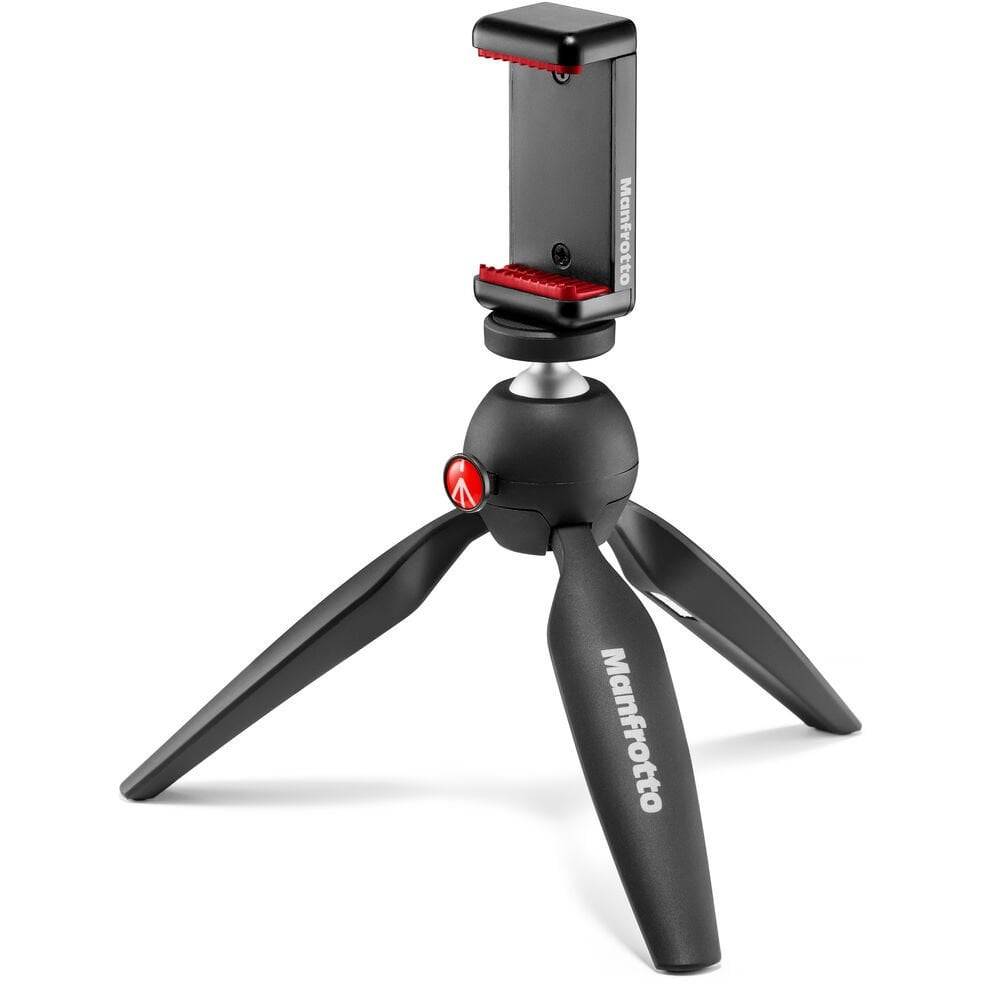 Manfrotto Mkpixiclamp Mii Mini Tripod Bk W/Phone Cl