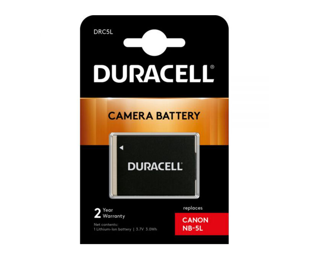 Duracell DRC5L Canon NB-5L Muadili Batarya
