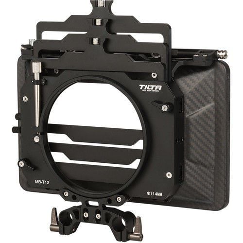 Tilta 4*5.65 Carbon Fiber Matte Box(Clamp-On)110mm Lens Adapter Ring İncluded  (MB-T12)