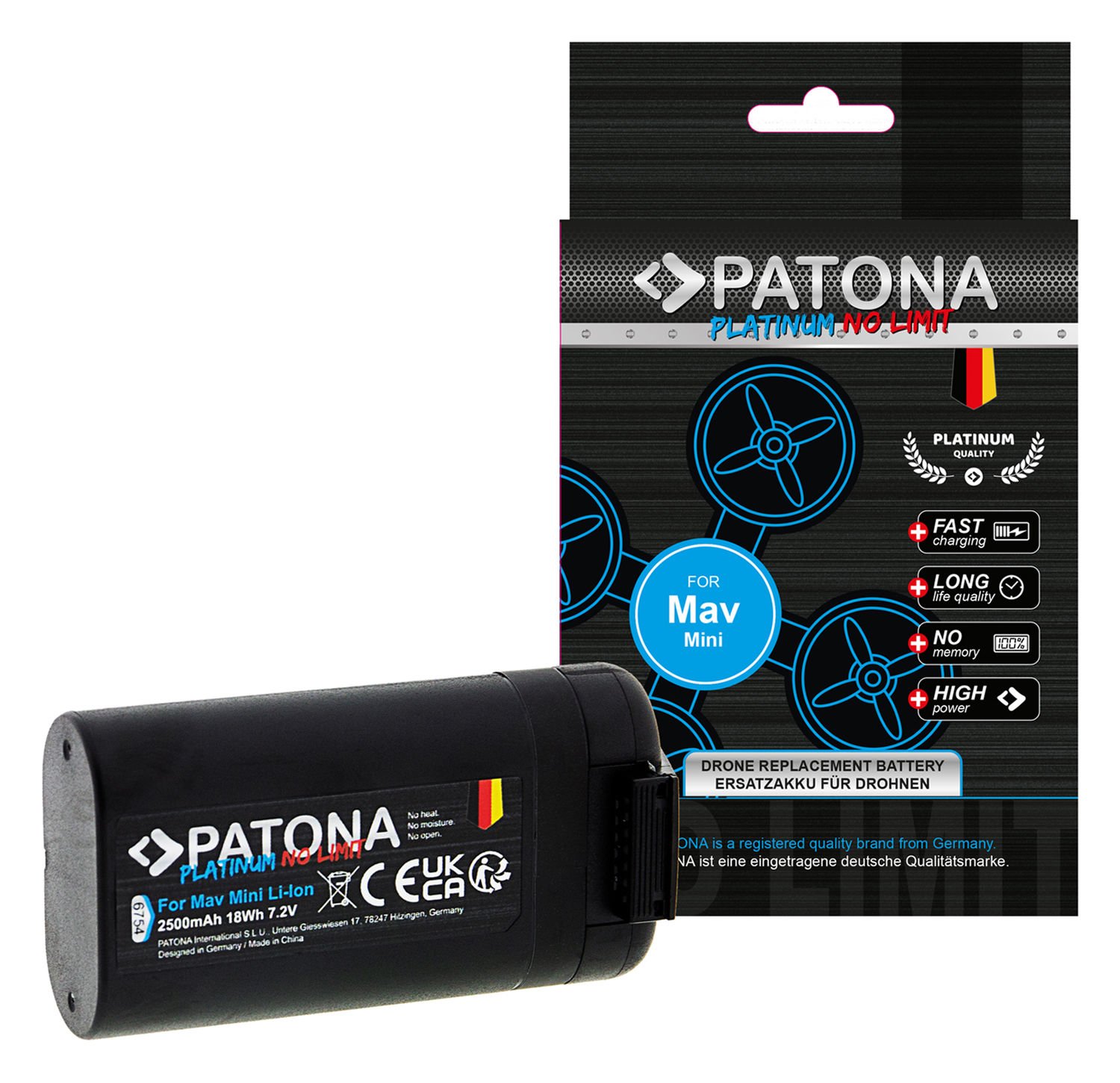 Patona 6754 Platinum DJI Mavic Mini Batarya
