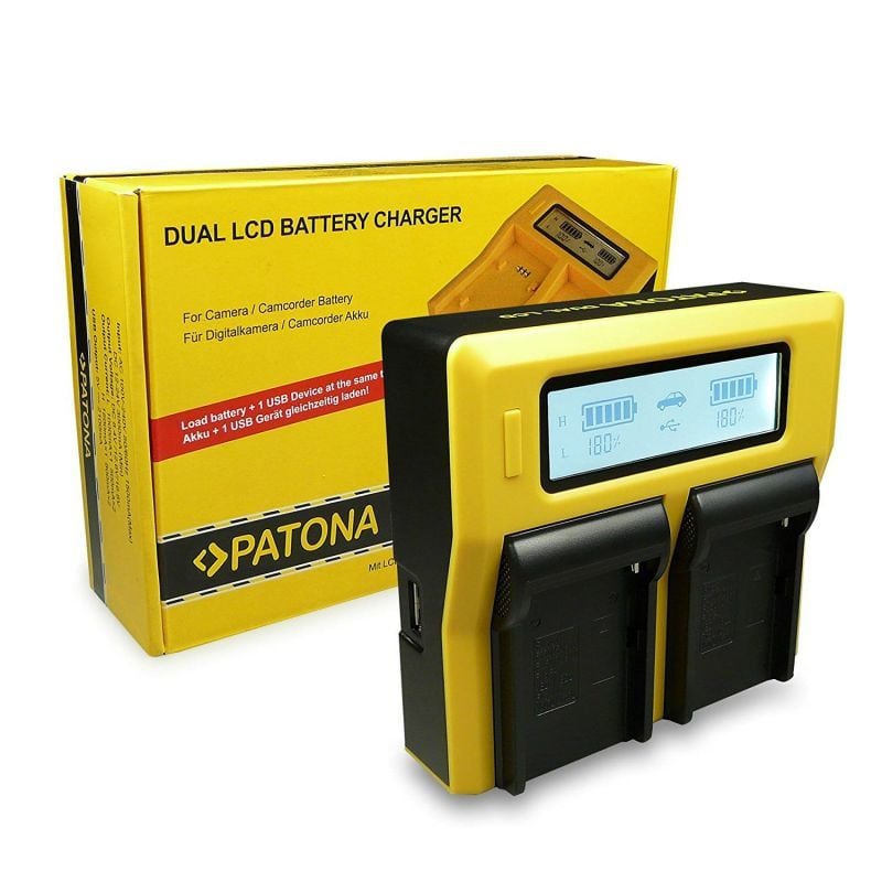 Patona 1809 Dual Lcd Battery Charger