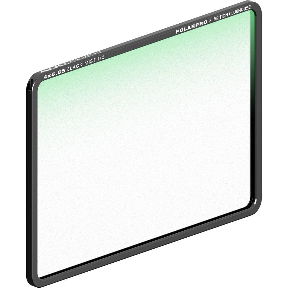 Polarpro 4x5 - Black Mist 1/2 Filter - Motion ClubHouse (4x5-BLKMST-1/2)