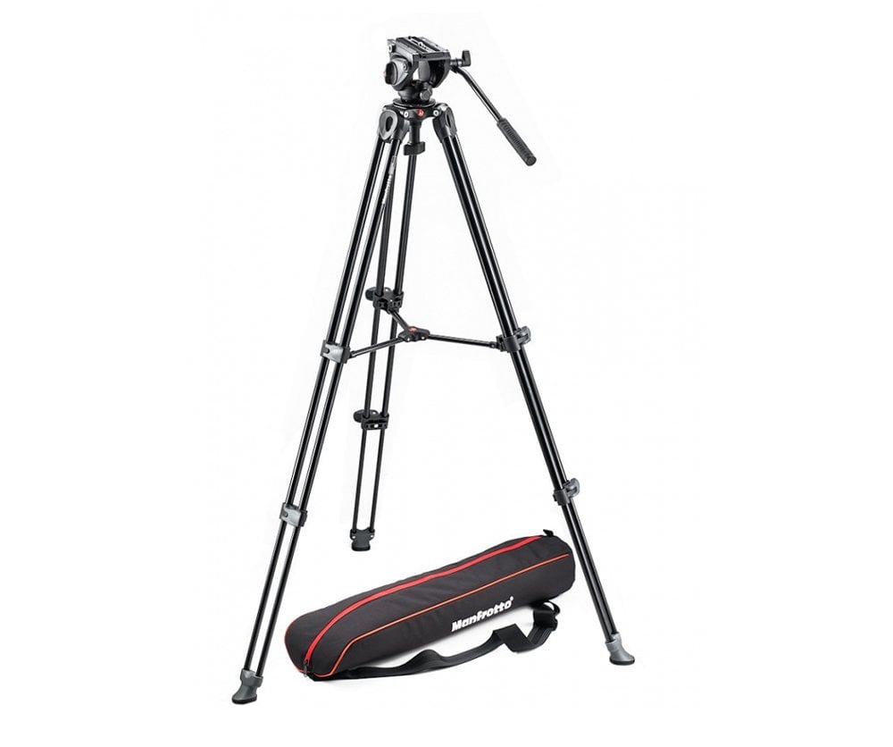 Manfrotto MVK500AM Video Tripod Kit Çantalı Telescopic Twin Leg System