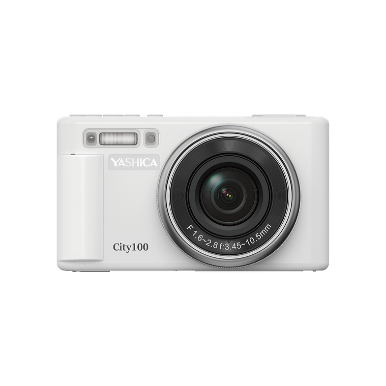 Yashica City 100 Beyaz Dijital Fotoğraf Makinesi