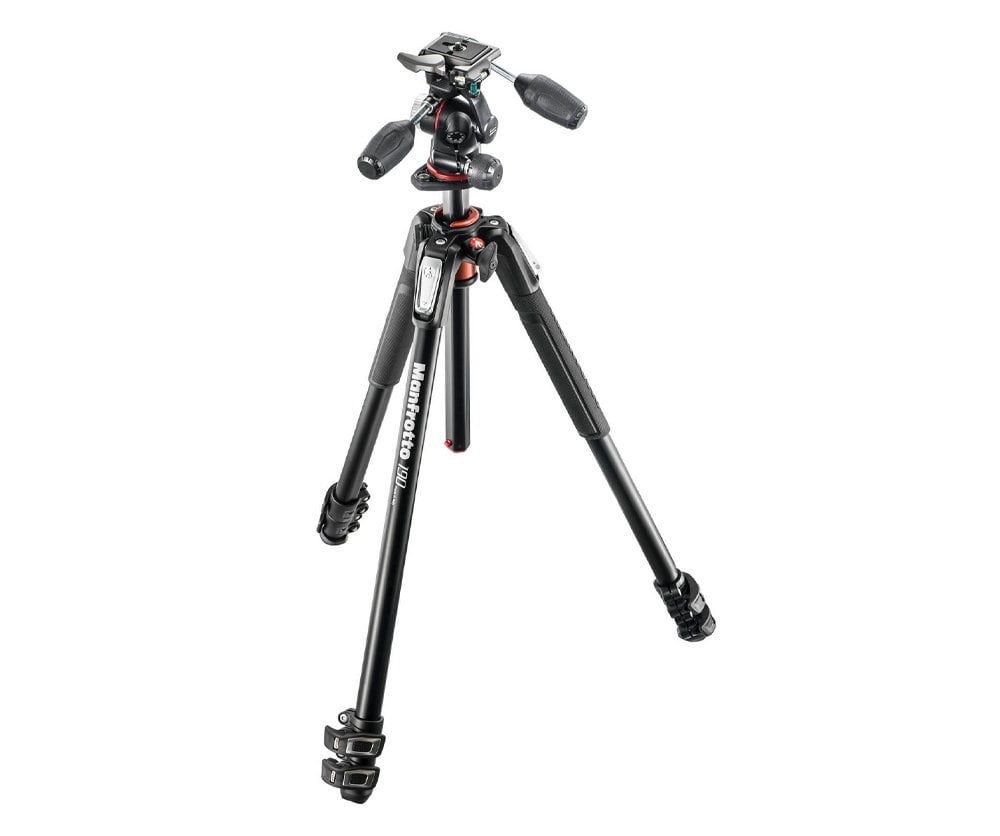 Manfrotto MK190XPRO3-3W 190serisi Tripod ve 3yönlü Başlıklı Kit