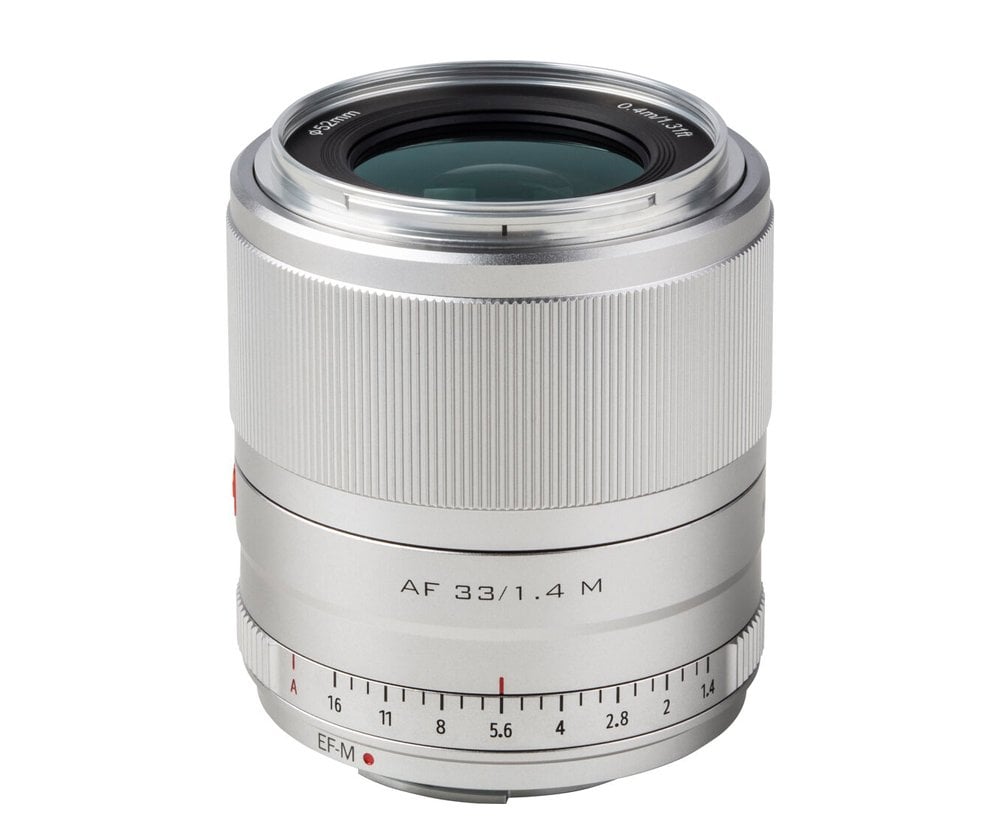 Viltrox AF 33mm F1.4 M Silver-Canon  Mount Aps-C Lens